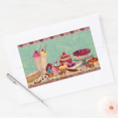 Cupcake & Ice Cream Trakteert Stickers (Envelop)