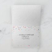 Cupcake in Red Shoe Birthday Card Kaart (Binnen)