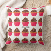 Cupcake is beter bij Chocolate Icing Kussen (Deken)