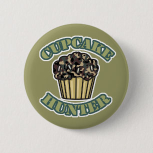 Cupcake Jager Ronde Button 5,7 Cm