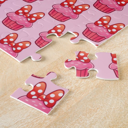 Cupcake Jigsaw Puzzle Legpuzzel (Zijkant)