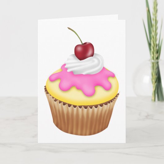 Cupcake Kaart (Voorkant)