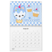 Cupcake Kat Agenda Kalender (Mar 2027)