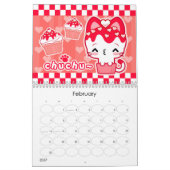 Cupcake Kat Agenda Kalender (Feb 2027)