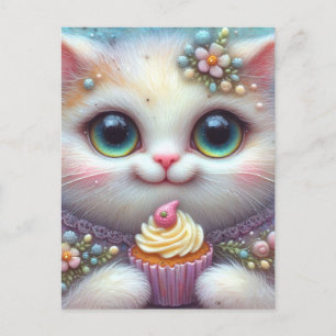 Cupcake Kat Briefkaart