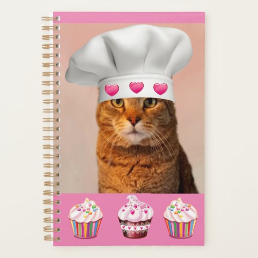 Cupcake-Kat Planner (Voorkant)