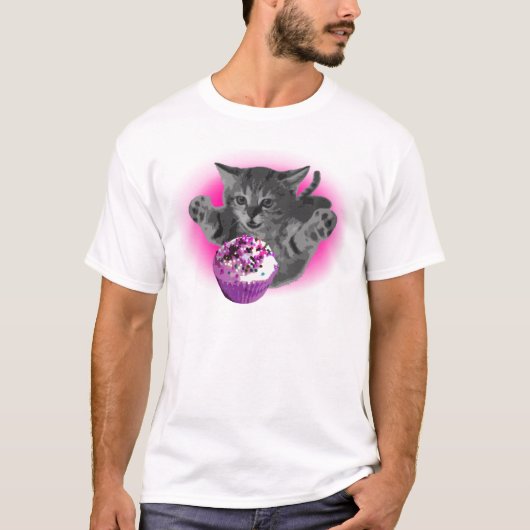 Cupcake Kat T-Shirt (Voorkant)