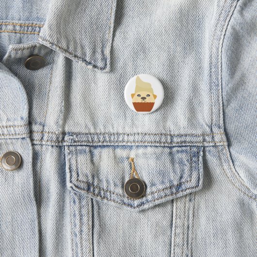 Cupcake Katty Ronde Button 3,2 Cm (In situ)