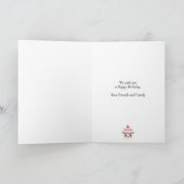 Cupcake Kawaii Verjaardag Kaart (Binnen)