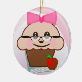 Cupcake Keramisch Ornament (Links)