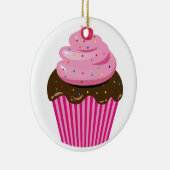 Cupcake Keramisch Ornament (Rechts)