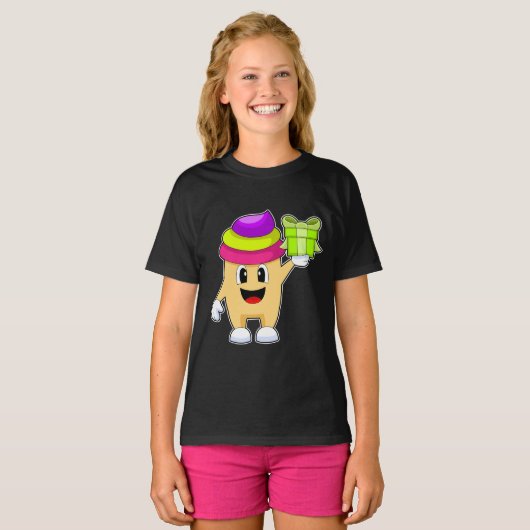 Cupcake kerstpakket t-shirt (Voorkant volledig)