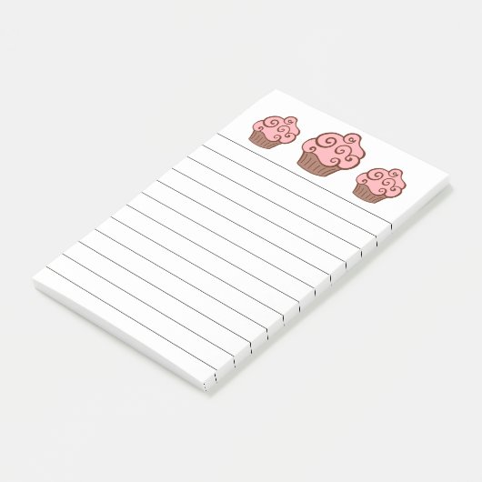 Cupcake Keuken boodschappenlijst Post Het Notities Post-it® Notes (Schuin)