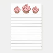 Cupcake Keuken boodschappenlijst Post Het Notities Post-it® Notes (Voorkant)