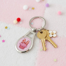 Cupcake Keychain