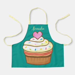 Cupcake Kinder NAAM bakpron retro Schort