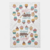 Cupcake Kitchen Towel Theedoek (Verticaal)