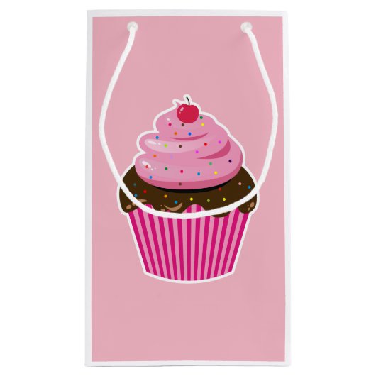 Cupcake Klein Cadeauzakje (Achterkant)