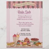 Cupcake, koekjes en smaakbake-reclamebrochure flyer (Voorkant)