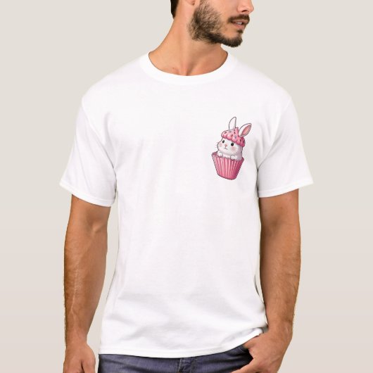 Cupcake Konijn T-shirt (Voorkant)