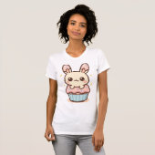 cupcake-konijn t-shirt (Voorkant volledig)
