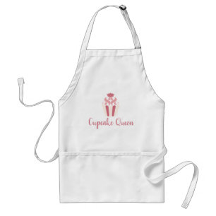 Cupcake Koningin decoratief cakkerbouwontwerp Standaard Schort