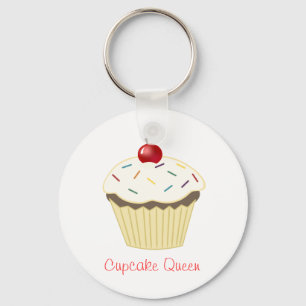 Cupcake Koningin Keychain