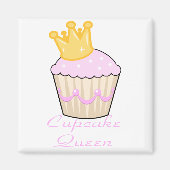 cupcake koningin magneet (Voorkant)