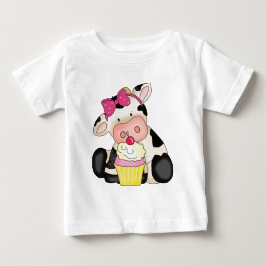 Cupcake Kow baby t-shirt (Voorkant)