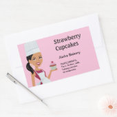 Cupcake Label met Karakterontwerp #1 (Envelop)