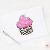 Cupcake-labels en -Stickers Ronde Sticker (Envelop)