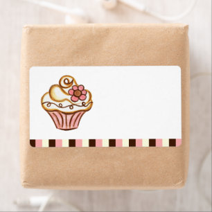 Cupcake-labels Etiket