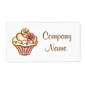 Cupcake-labels Etiket (Voorkant)