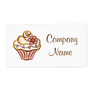 Cupcake-labels Etiket
