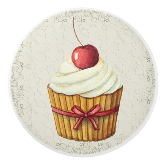 Cupcake Lade knop (Voorkant)