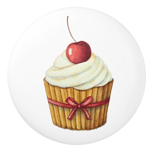 Cupcake Lade knop (Voorkant)
