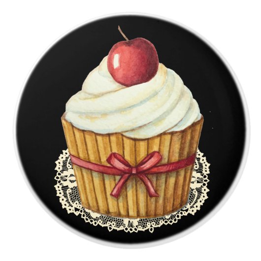 Cupcake Lade knop (Voorkant)