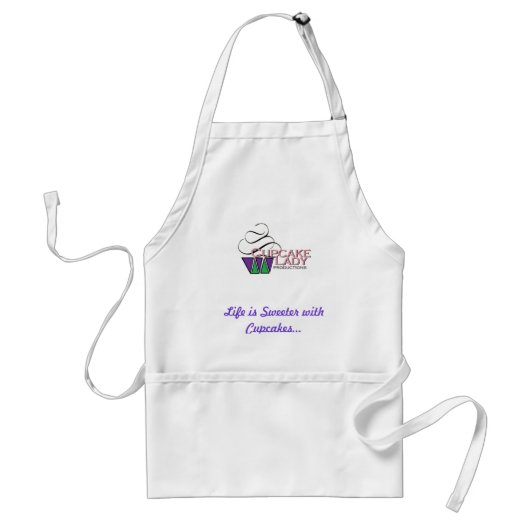 Cupcake Lady Productions Apron Standaard Schort (Voorkant)