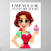 Cupcake Lady Signature Line Poster (Voorkant)