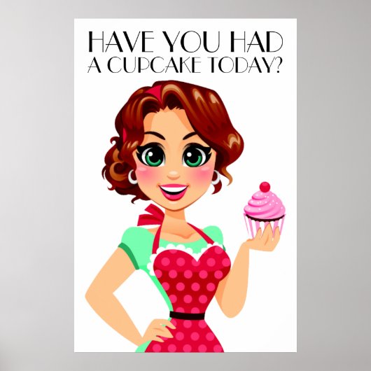 Cupcake Lady Signature Line Poster (Voorkant)