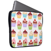Cupcake Laptop Hoesje Sleeve (Voorkant Rechts)