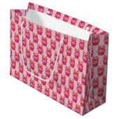 Cupcake Large Gift Bag Groot Cadeauzakje (Voorkant Gekanteld)