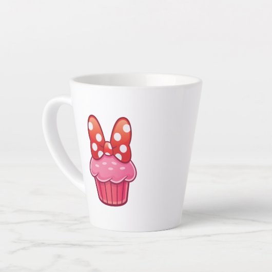Cupcake Latte Mug Latte Mok (Linkerhoek)