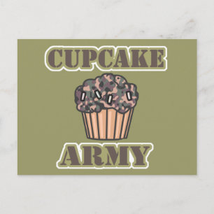 Cupcake Leger Briefkaart
