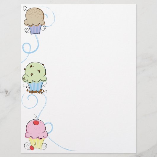 Cupcake Letterhead (Voorkant)