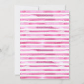 Cupcake lief Verjaardagsfeestje meisje Waterverf E Kaart (Achterkant)