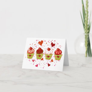 Cupcake Liefde Kaart