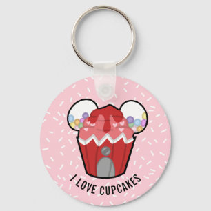 Cupcake liefhebber Gumball Cupcake Sleutelhanger