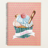 cupcake liefhebbers retro stijl planner (Voorkant)