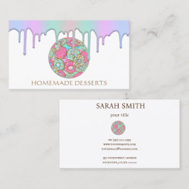 Cupcake Logo Bakkerij Chef, schattig Visitekaartje